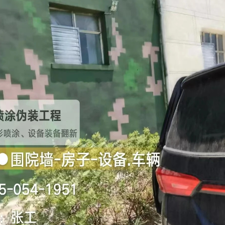 陵水数码迷彩漆施工
